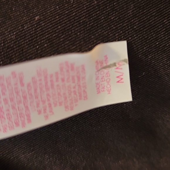 Victoria's Secret Black Paisley Halter Bikini Top Size M - Picture 9 of 10